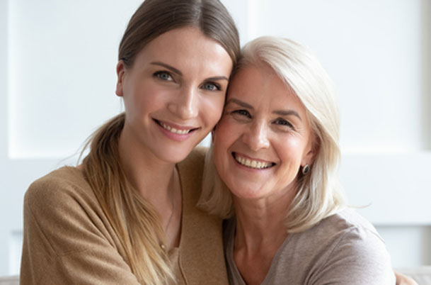 Daughter Hugging Mother